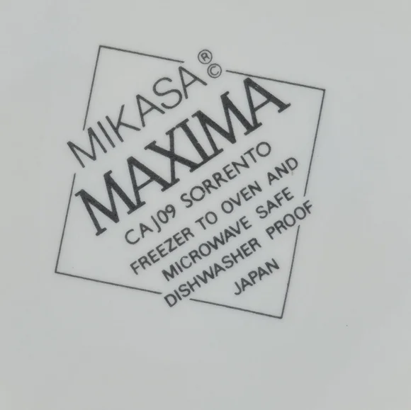 Mikasa Maxima Sorrento Individual Casserole with Lid Original Box Vintage Japan - Picture 9 of 13